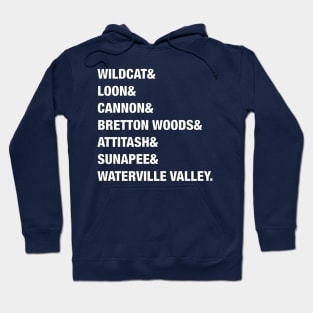 New Hampshire Ski Resorts Hoodie